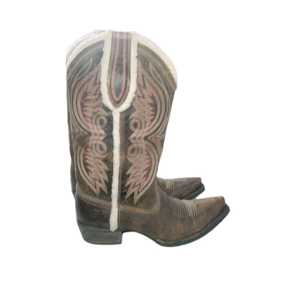 Ariat Alabama Fleece Western Boot Women's Size 8 B Brown